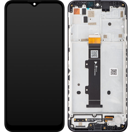 Motorola Moto Moto G20 Zaslon na dotik, z okvirjem, črn, servisni paket 5D68C18521