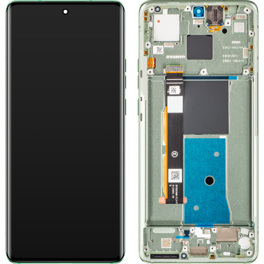 Motorola Edge 40 zaslon na dotik z okvirjem, meglica zelena, servisni paket 5D68C22672