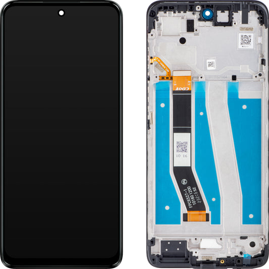 Motorola Moto G14 z zaslonom na dotik, z okvirjem, črna (jekleno siva), servisni paket 5D68C23075