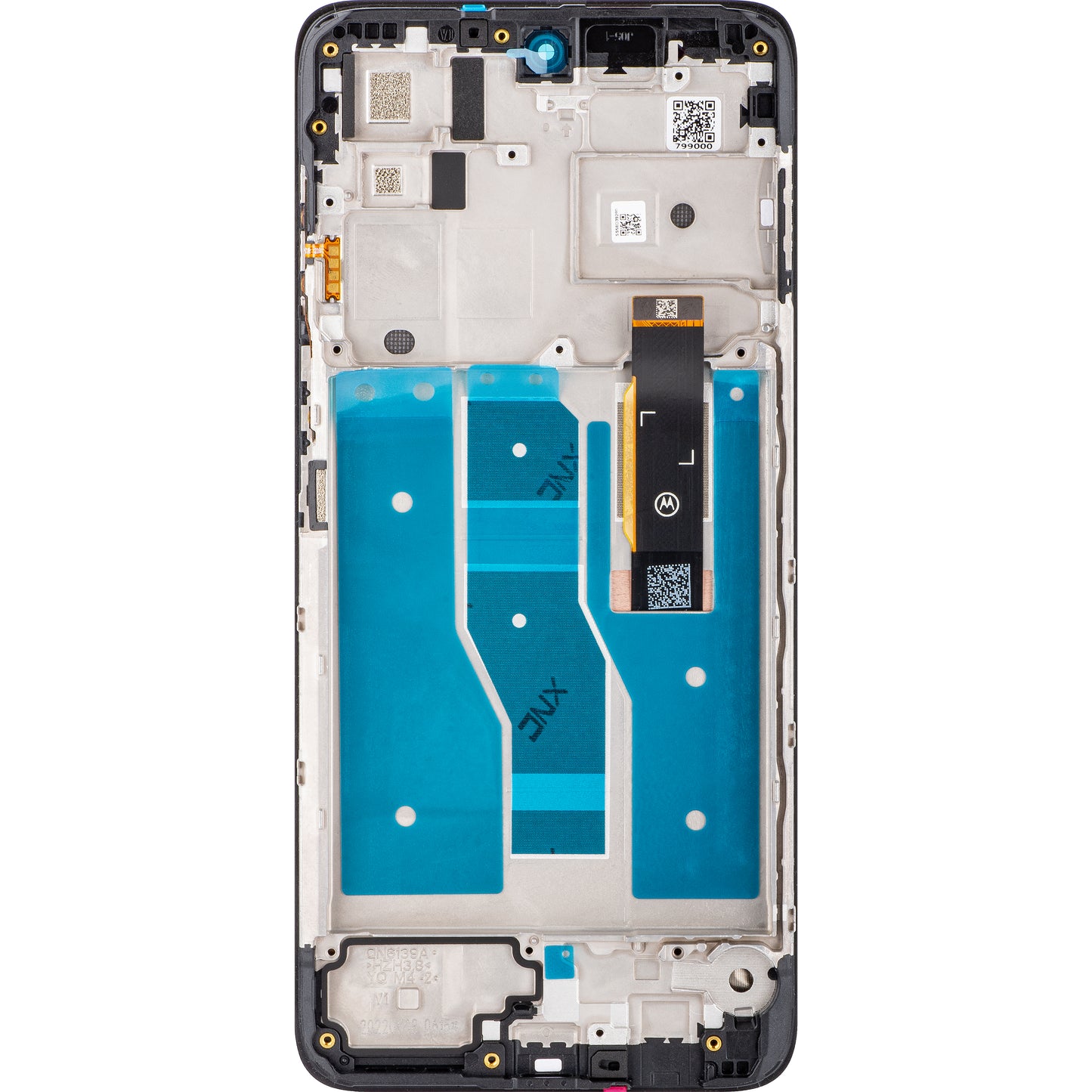 Motorola Moto Moto G52 Zaslon na dotik, z okvirjem, črn, servisni paket 5D68C20495