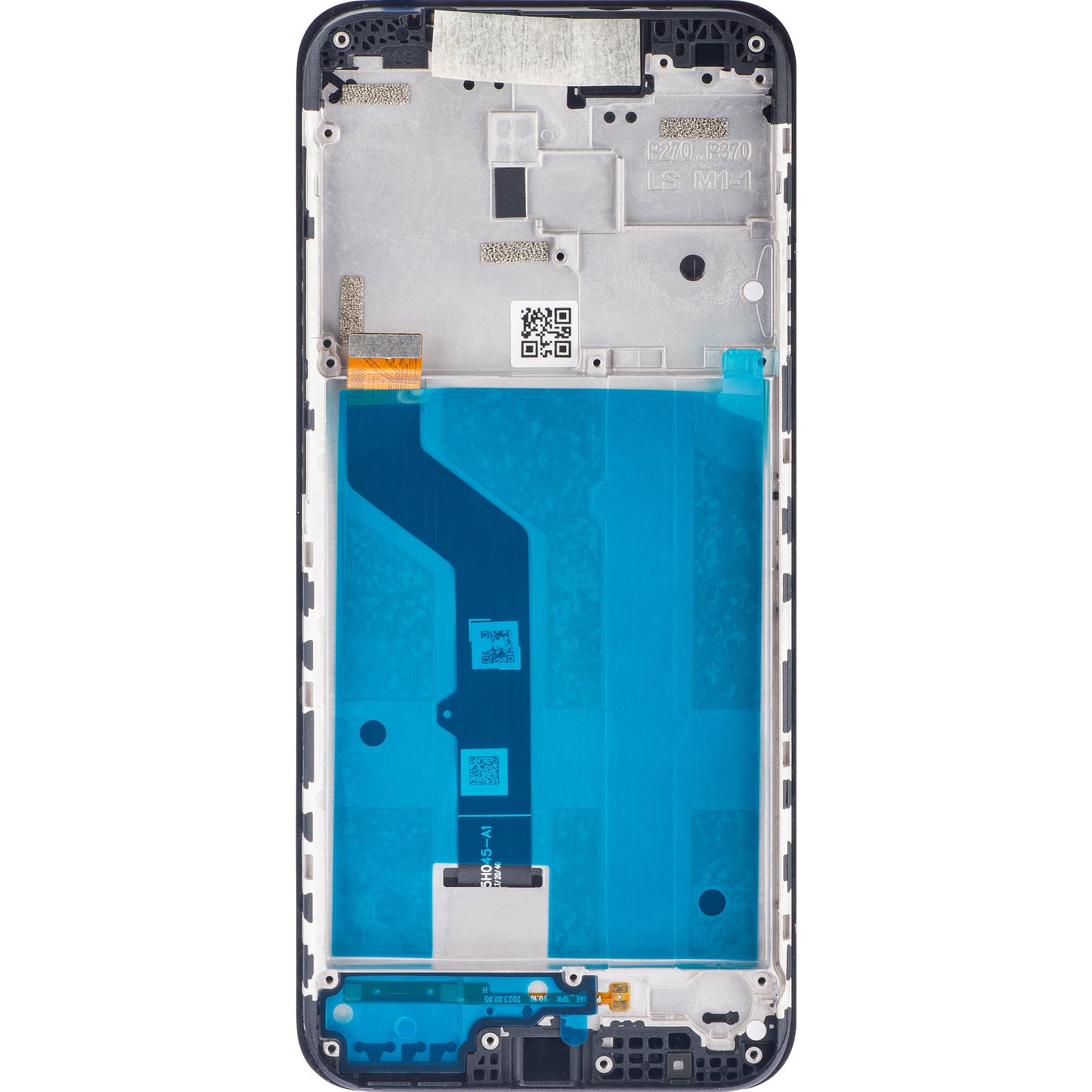 Motorola Moto Moto E7 Plus Touchscreen Display, with Frame, Black, Service Pack 5D68C17416