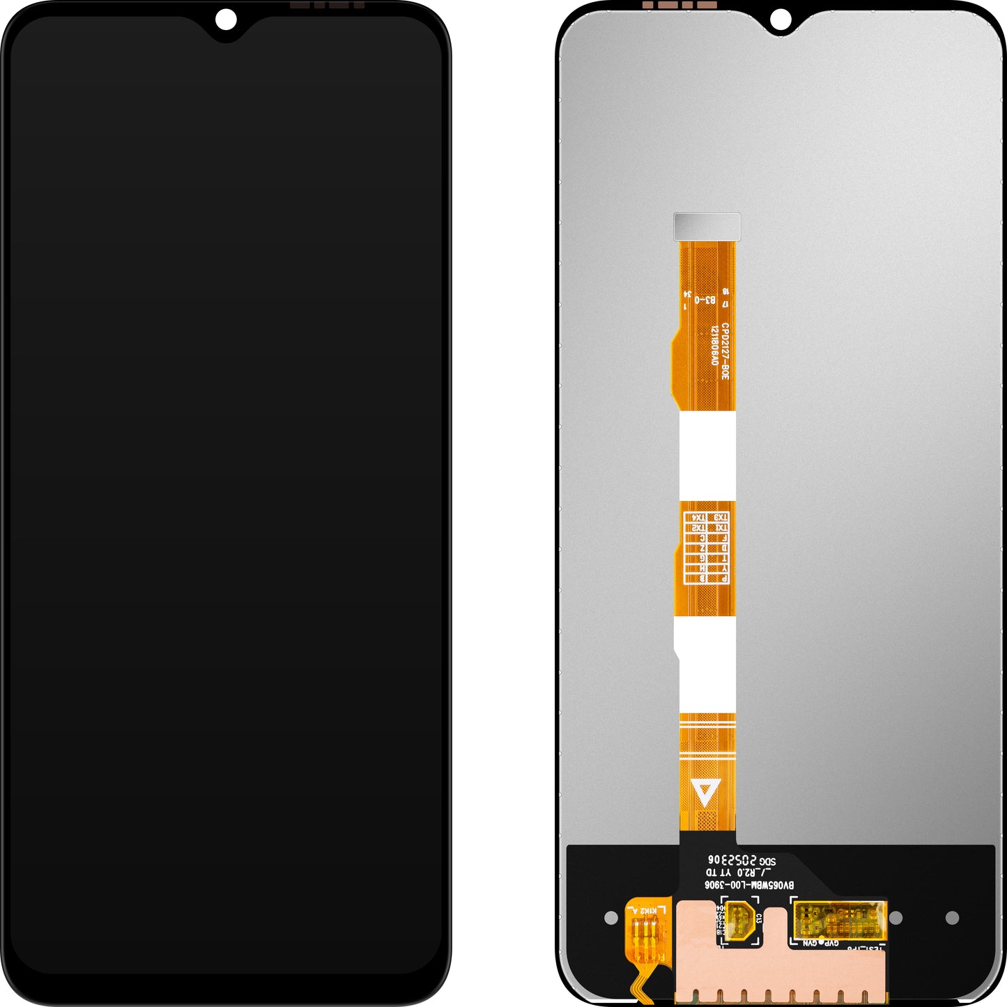 Zaslon na dotik MP, združljiv z vivo Y02s / Y16 / Y21 / Y21a / Y21s / Y30 5G / Y32