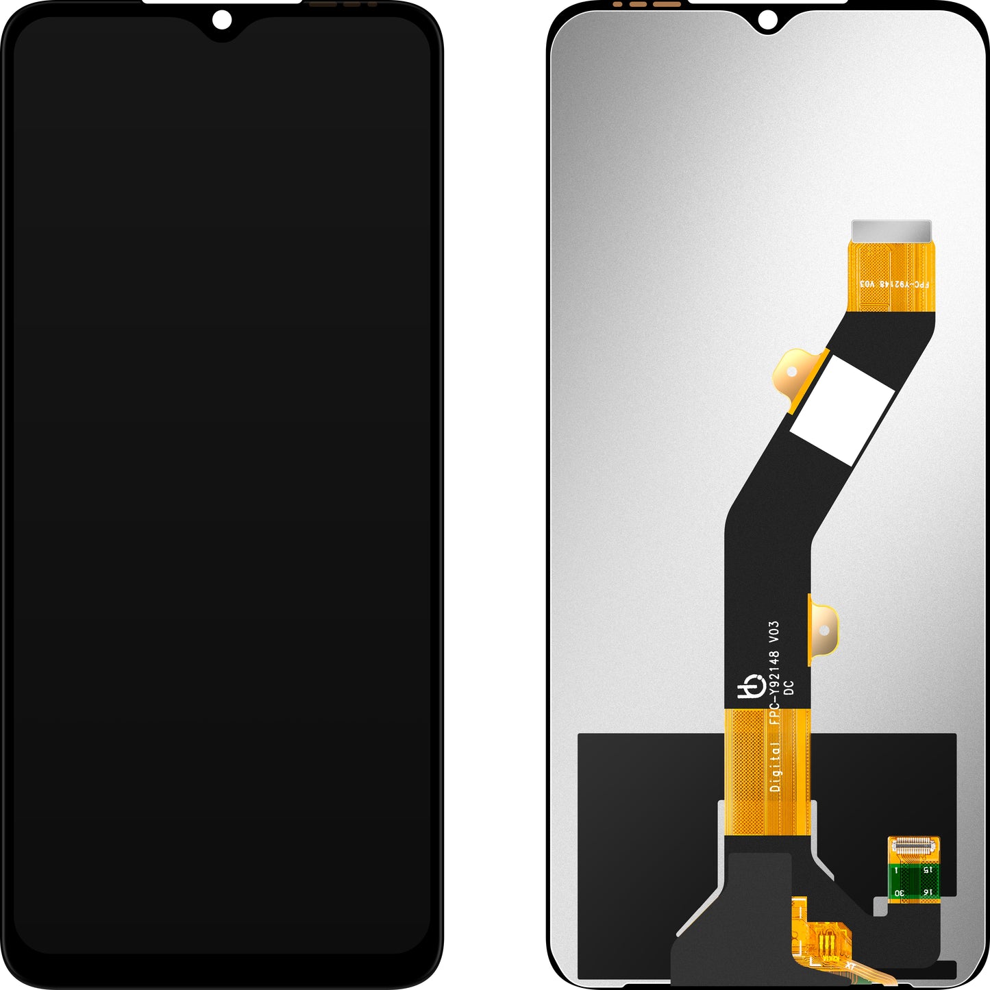 Zaslon na dotik MP, združljiv z ZTE Blade A35e