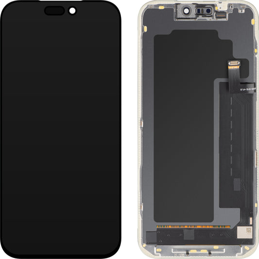 MP zaslon na dotik, združljiv z Apple iPhone 17 Pro Max, z okvirjem, OLED FHD IC Movable različica, črna