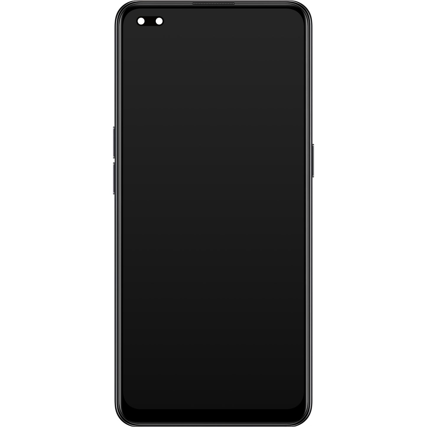 Zaslon na dotik Oppo Reno4 5G, z okvirjem, Space Black, servisni paket 4904705