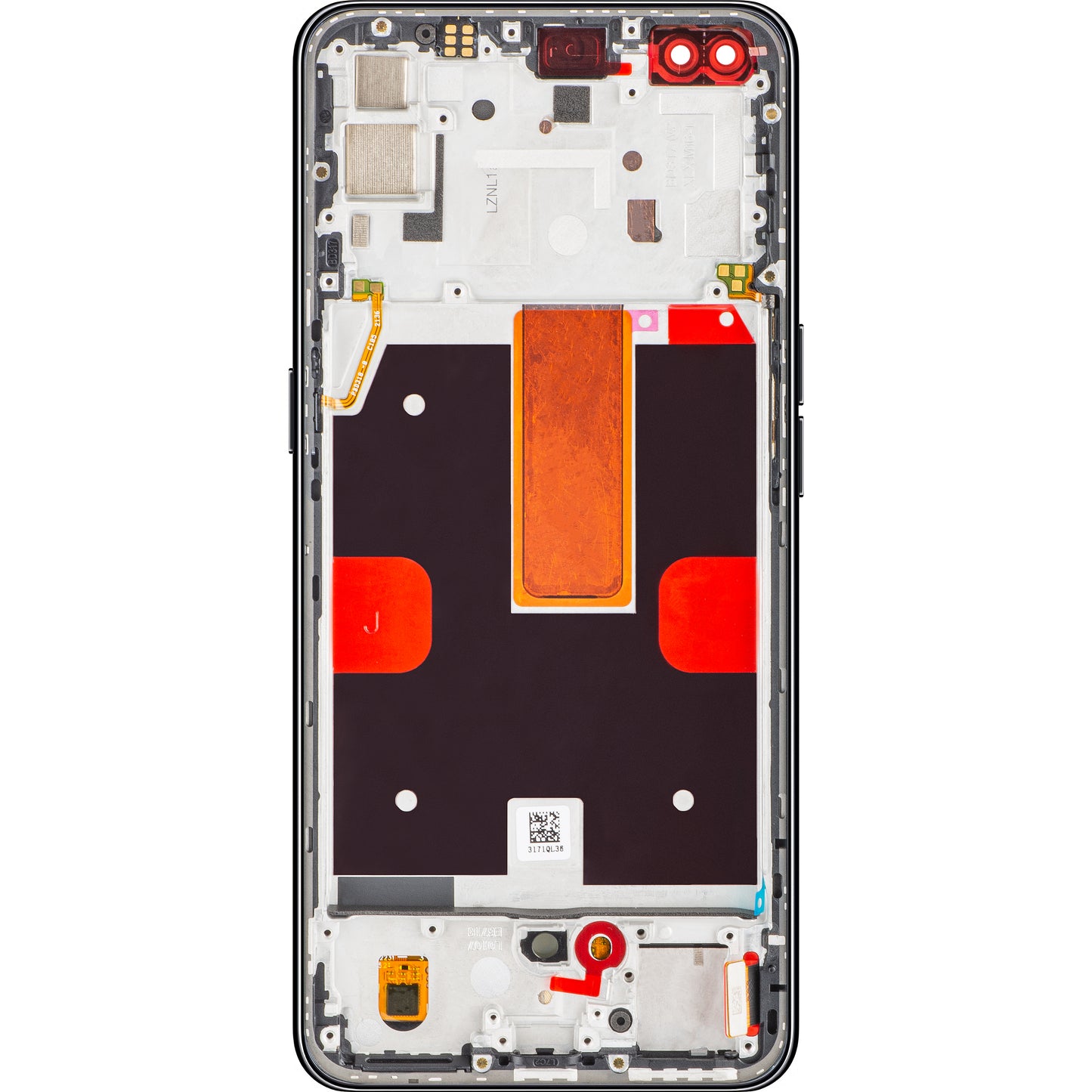 Zaslon na dotik Oppo Reno4 5G, z okvirjem, Space Black, servisni paket 4904705