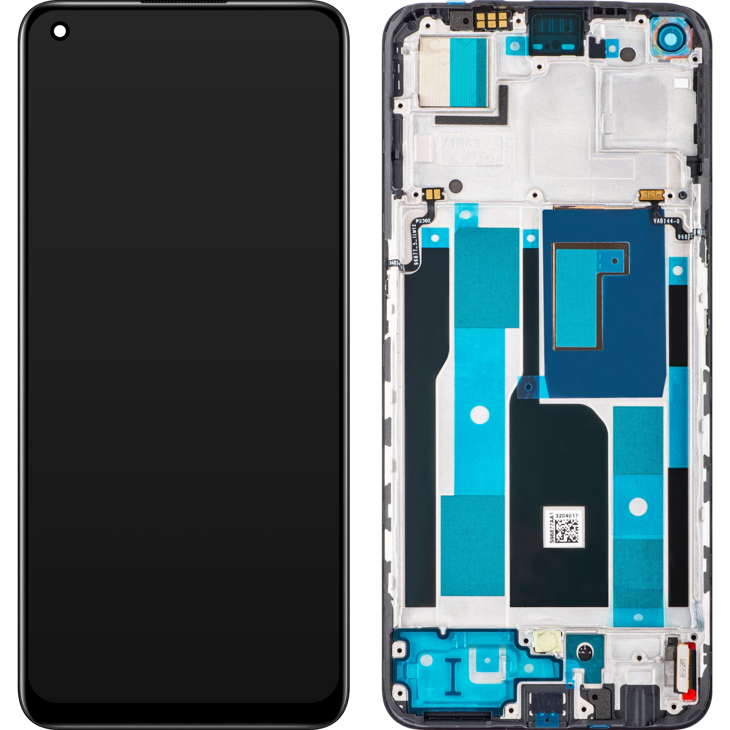 Realme 9 Pro+ zaslon na dotik, z okvirjem, črn, servisni paket 4909496