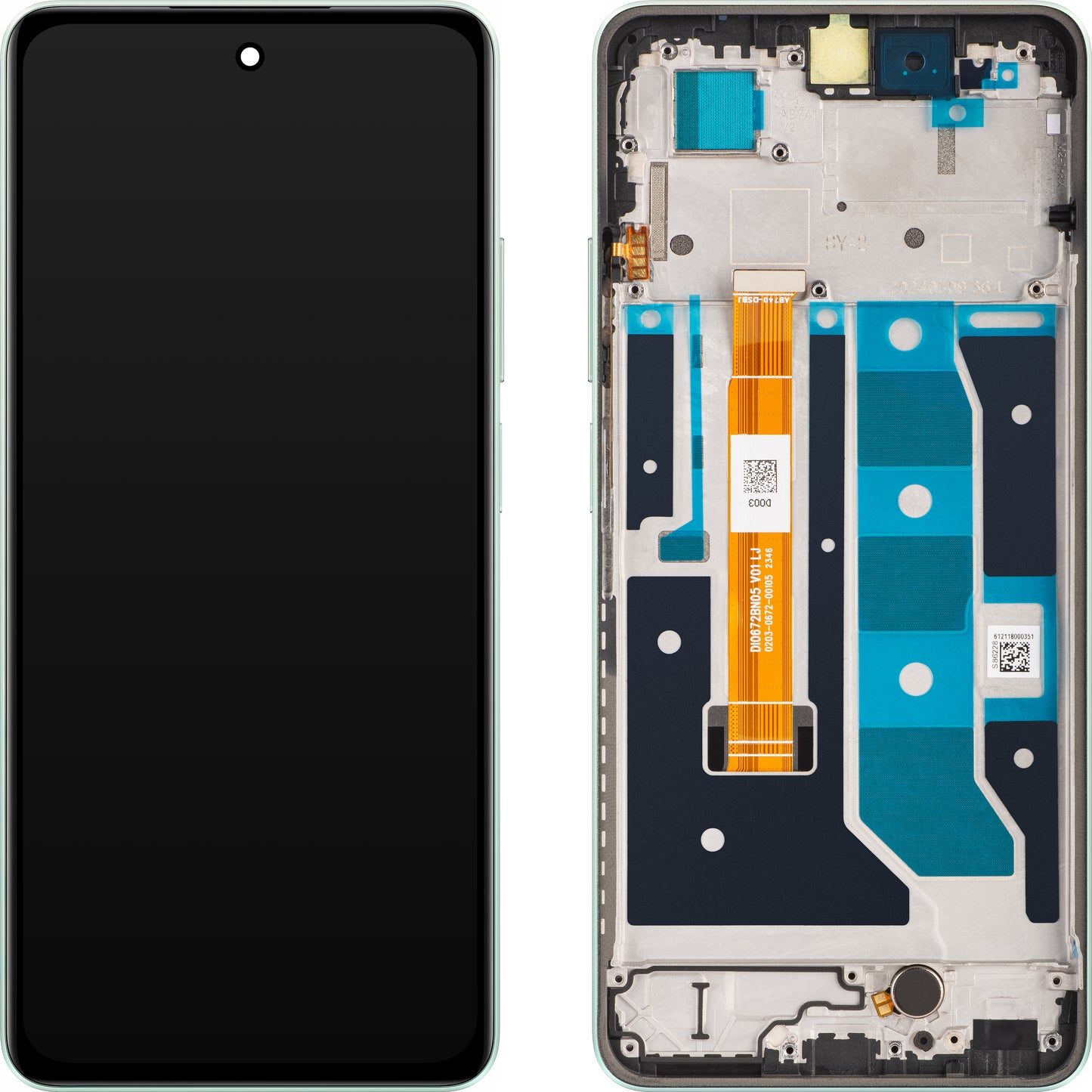 Zaslon na dotik Realme C67 4G, z okvirjem, zelen (Sunny Oasis), servisni paket 621029000121