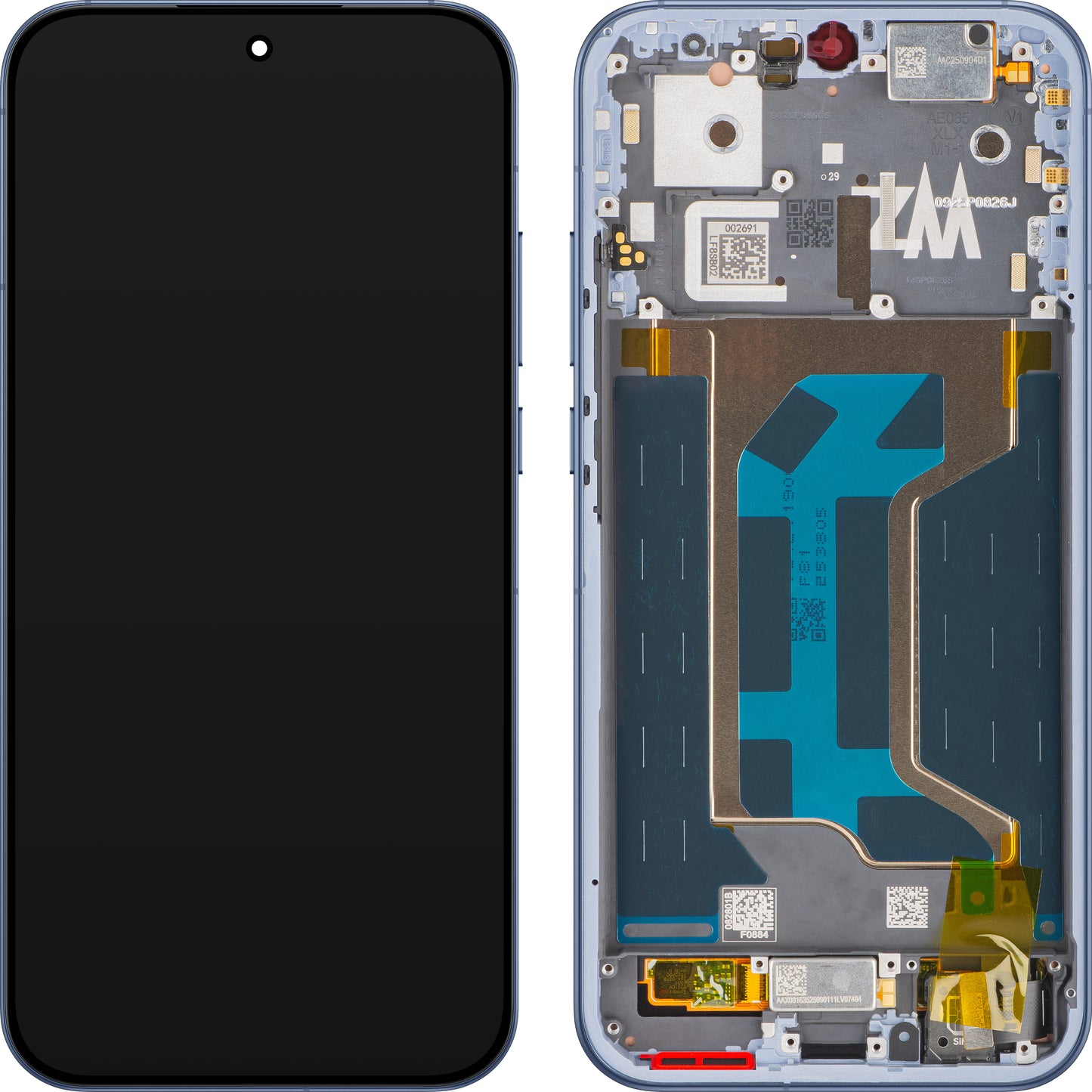 Zaslon s Touchscreenom Realme GT 8 Pro, z okvirjem, modra (Urban Blue), Service Pack 621029000684