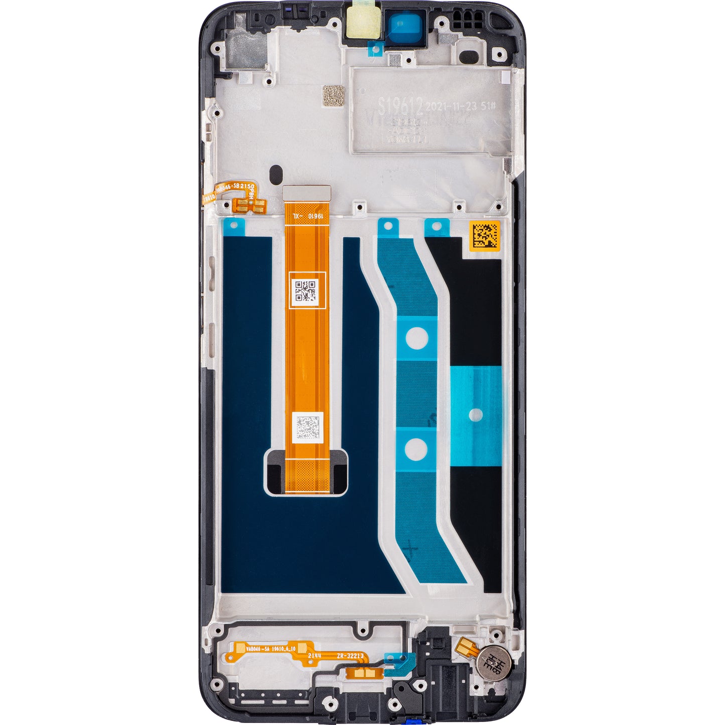 Realme C21Y Zaslon na dotik, z okvirjem, črn, servisni paket 4908747