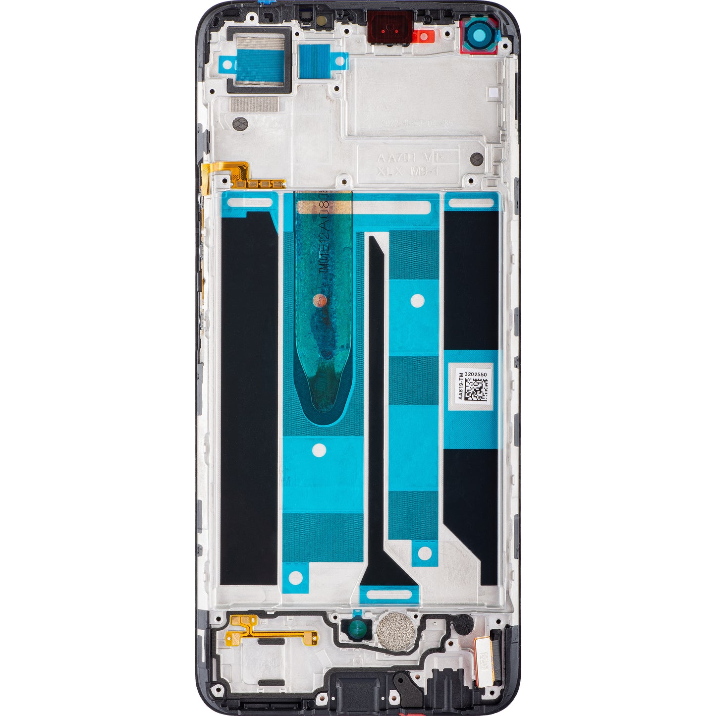 Realme 8 zaslon na dotik, z okvirjem, črn, servisni paket 4906919