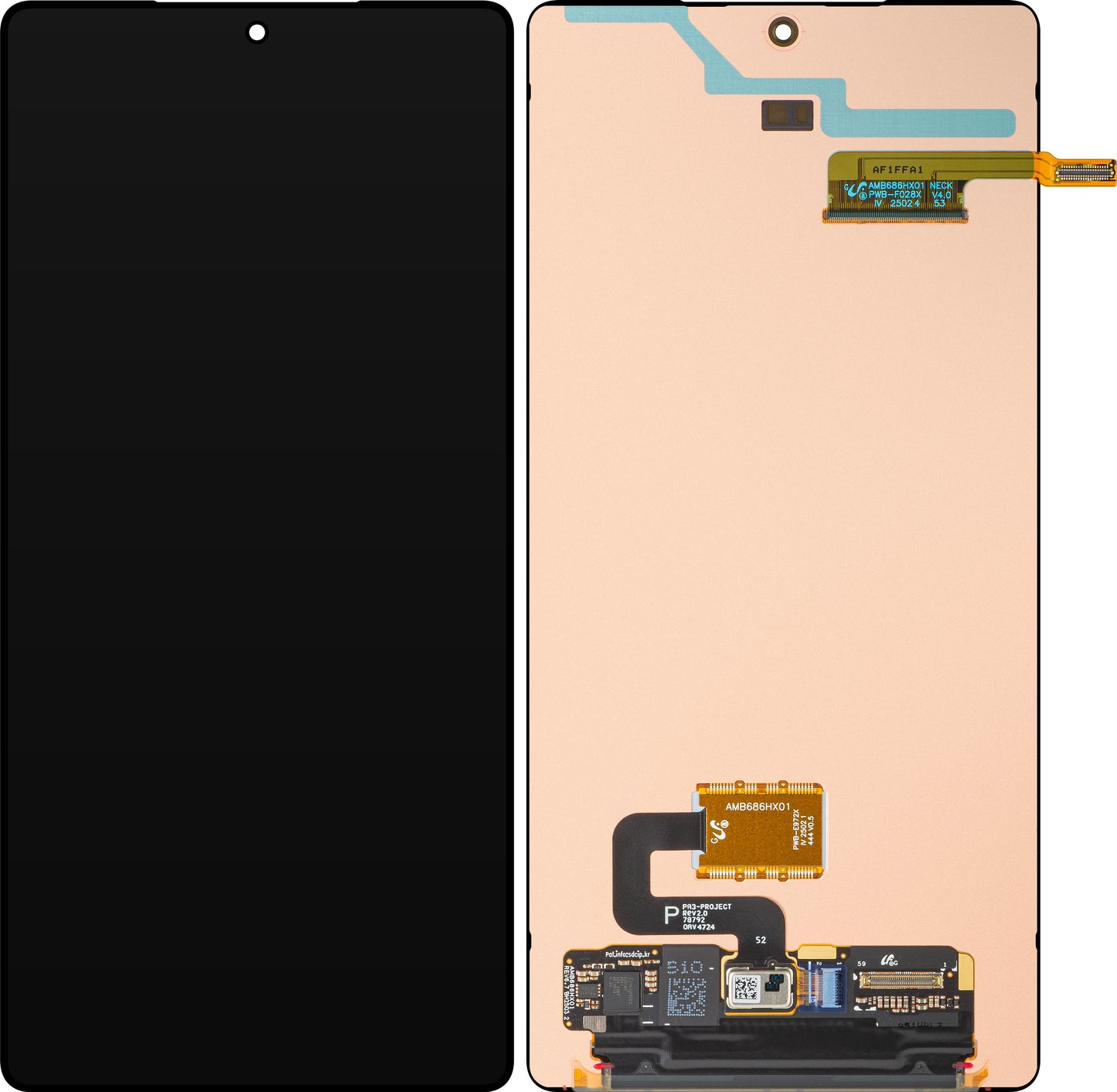 Zaslon na dotik Samsung Galaxy S25 Ultra S938, Service Pack GH82-36588A