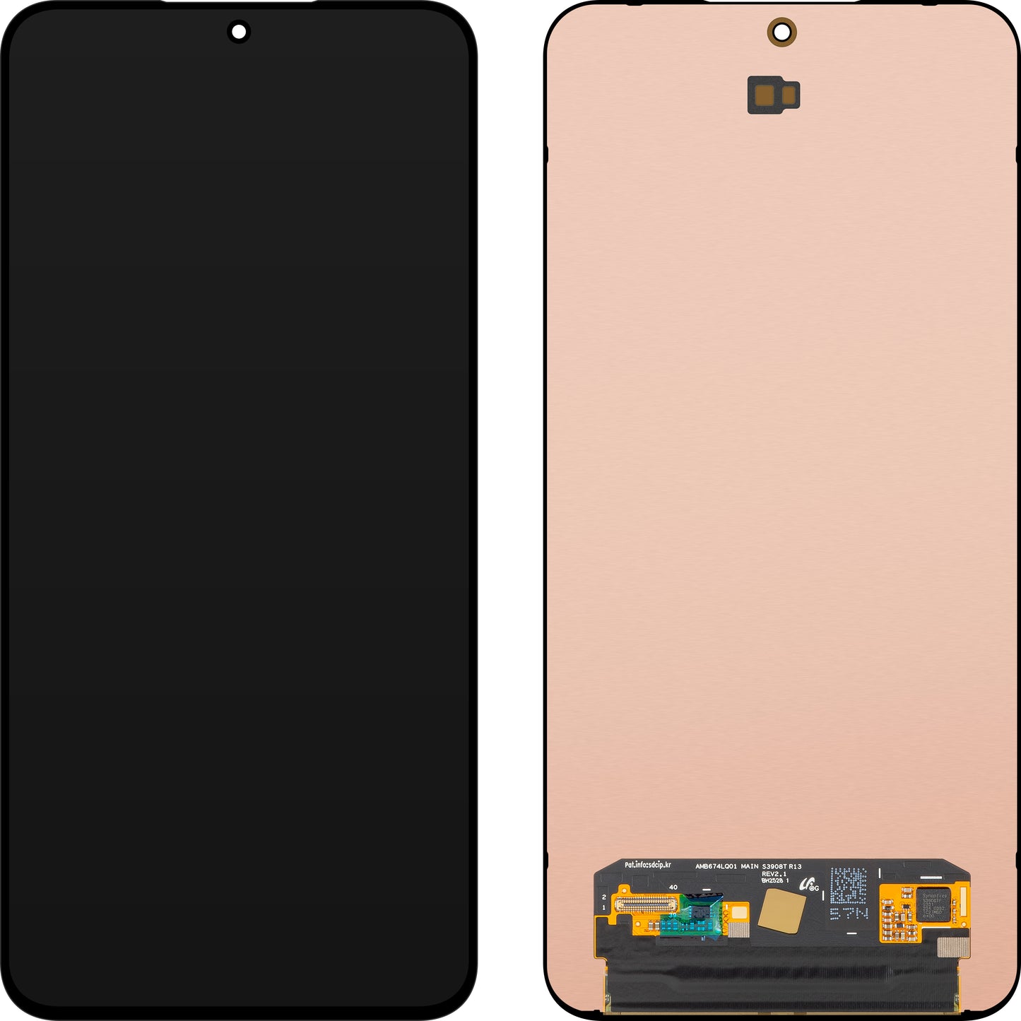 Zaslon na dotik Samsung Galaxy S25 FE, Service Pack GH82-38423A