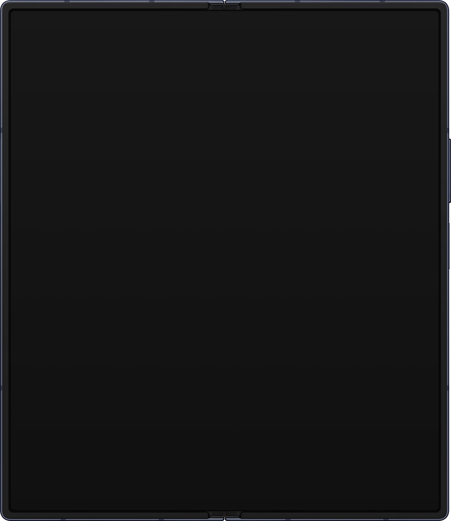 Zaslon na dotik Samsung Galaxy Z Fold6 F956, z okvirjem, pod notranjim delom, mornarsko modra (Navy), servisni paket GH82-35042C