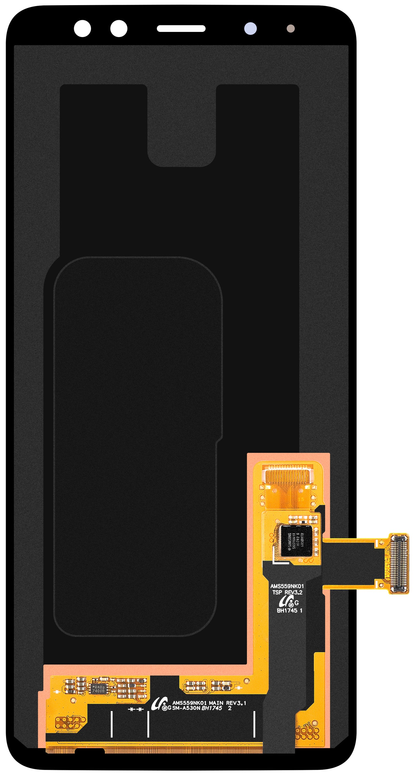 Zaslon na dotik Samsung Galaxy A8 (2018) A530, servisni paket GH97-21406A