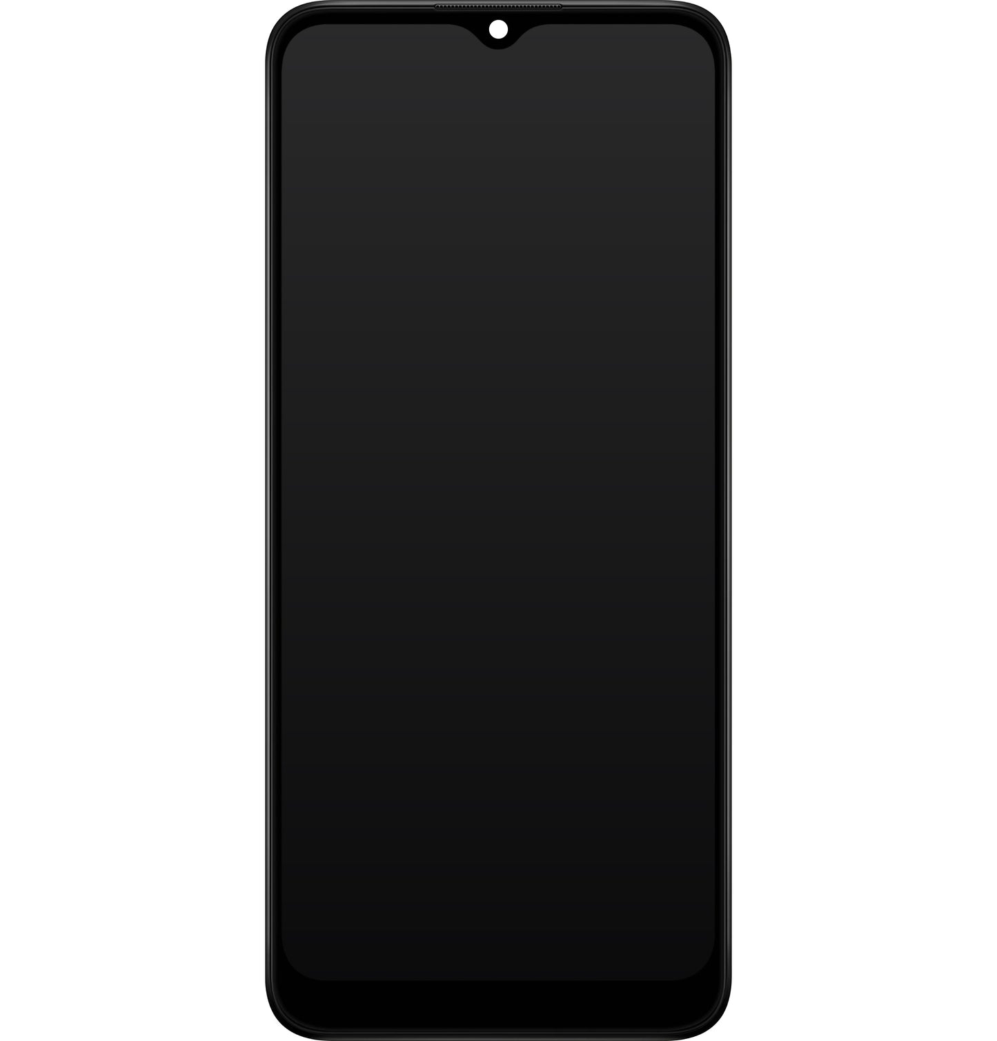 Touchscreen Display Samsung Galaxy A03s A037, with Frame, Version G, Black, Service Pack GH81-21233A