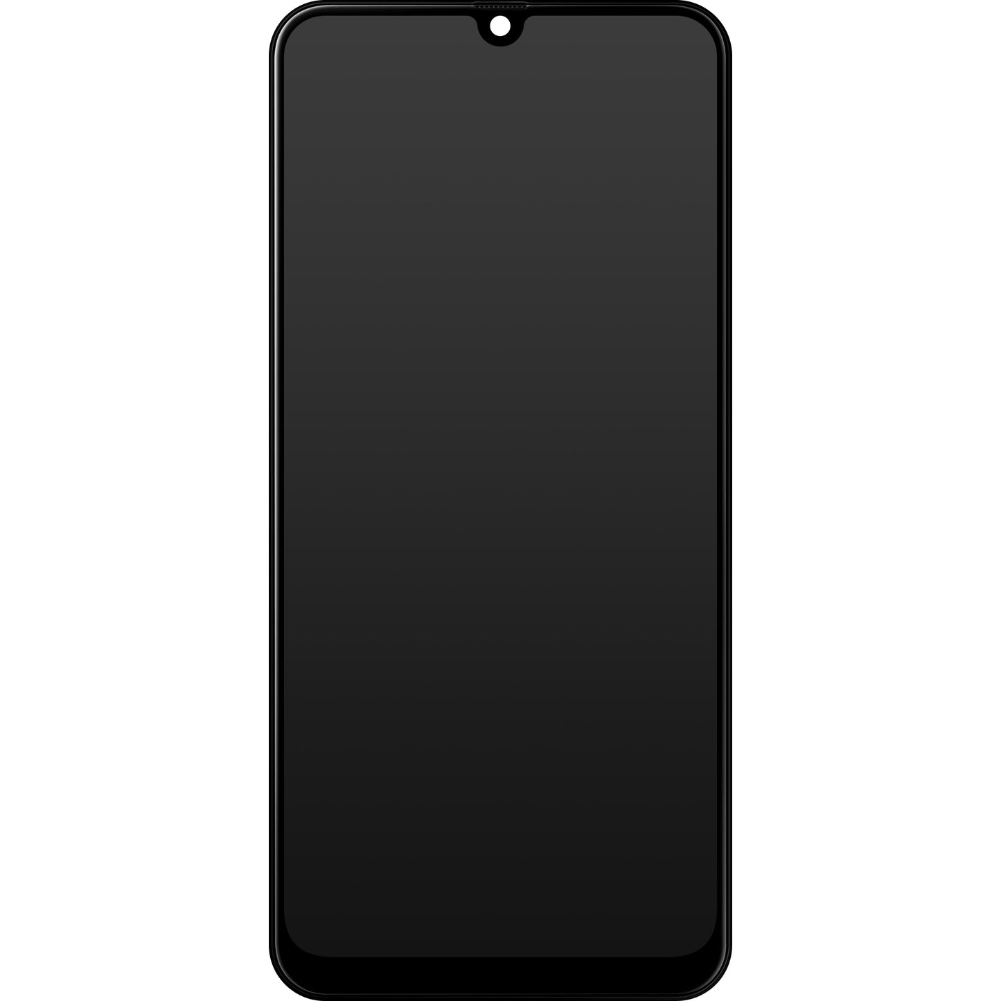 Samsung Galaxy Galaxy M30 M305 Zaslon na dotik z okvirjem, črn, servisni paket GH82-19347A