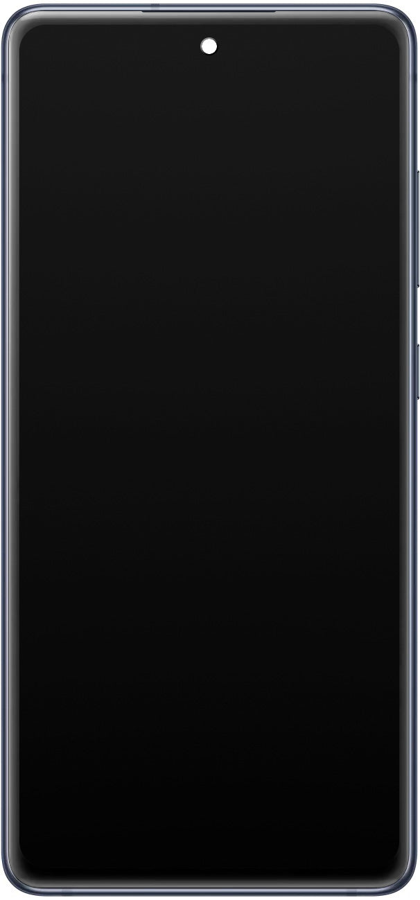 Zaslon s touchscreenom Samsung Galaxy S20 FE 5G G781, z okvirjem, temno moder, zamenjava GH82-24214A