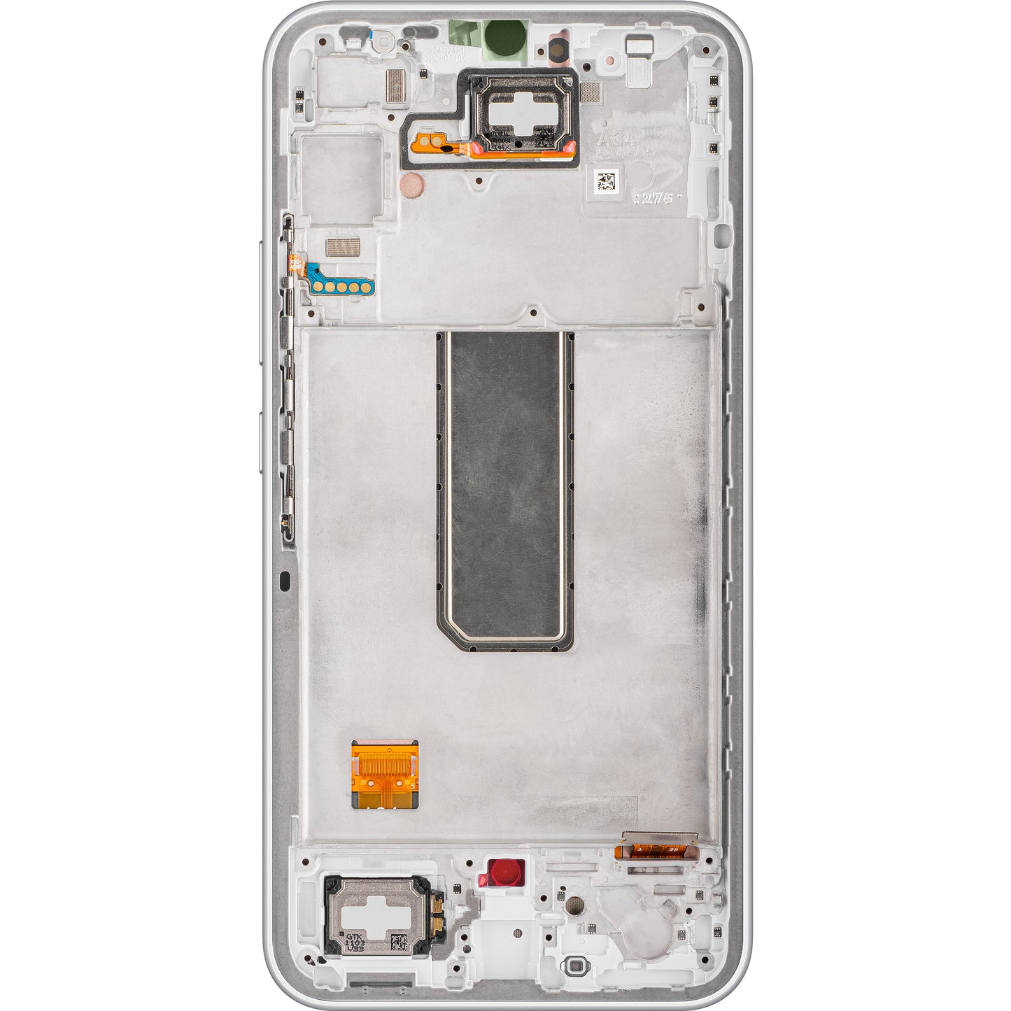 Samsung Galaxy Galaxy A34 A346 Zaslon na dotik z okvirjem, srebrn, servisni paket GH82-31200B