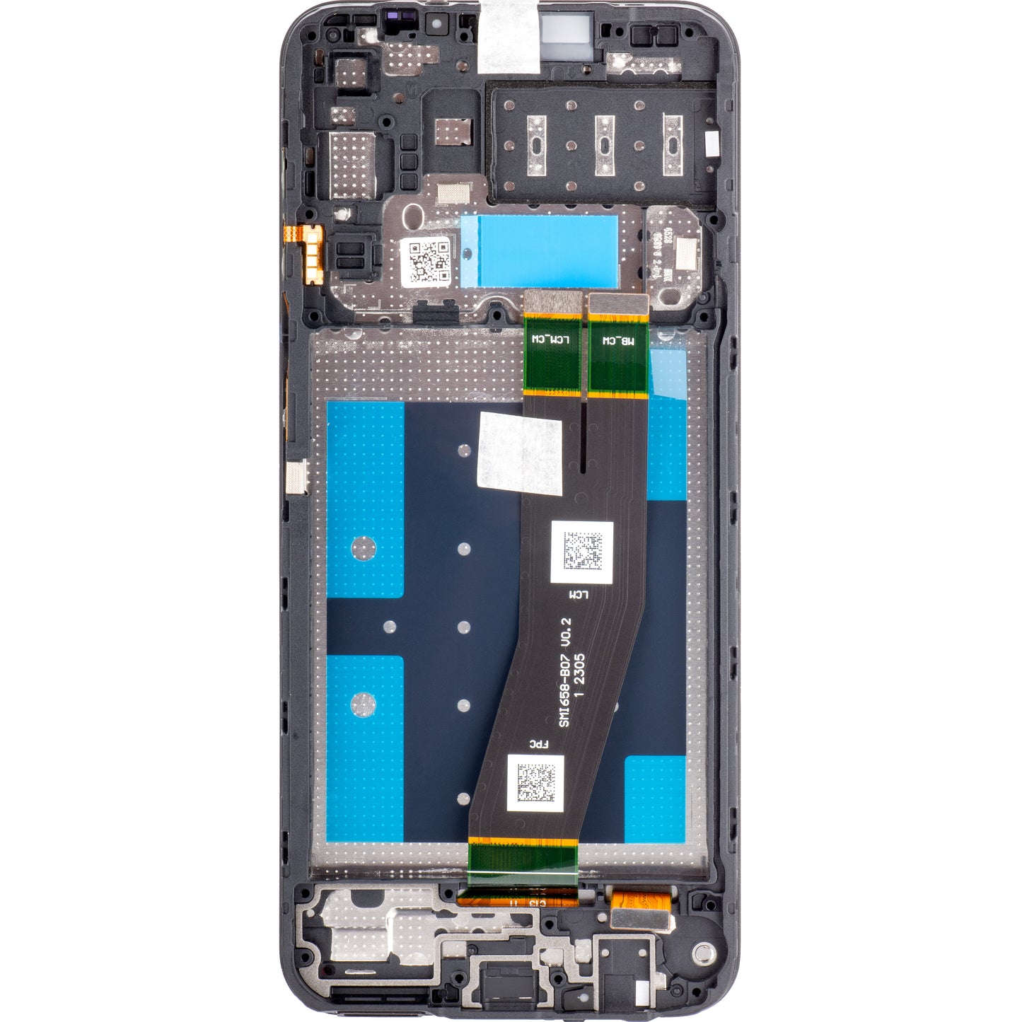 Zaslon na dotik Samsung Galaxy A14 A145, z okvirjem, evropska različica, črn, servisni paket GH81-23540A