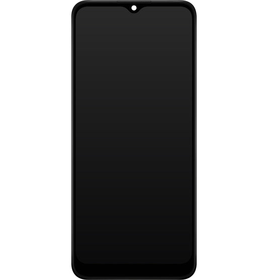 Zaslon na dotik Samsung Galaxy A03 A035, z okvirjem, različica F, črn, servisni paket GH81-21625A