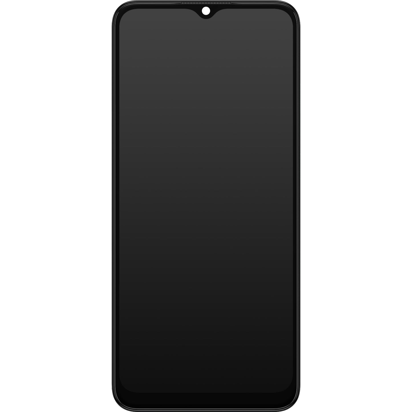 Zaslon na dotik Samsung Galaxy A03 A035, z okvirjem, različica G, črn, servisni paket GH81-21626A