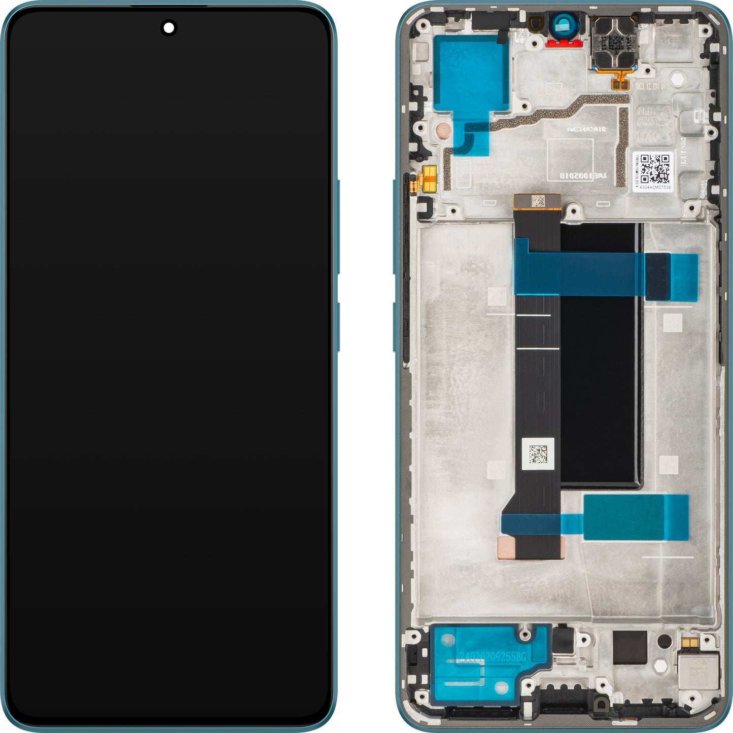 Xiaomi Redmi Redmi Note 13 Pro 5G zaslon na dotik, z okvirjem, modra (Ocean Teal), servisni paket 5600010N1600