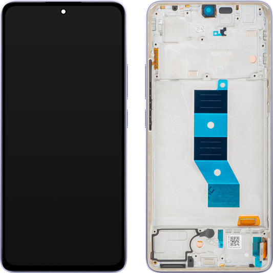 Zaslon s Touchscreenom Xiaomi Poco M7 Pro 5G, z okvirjem, Vijolična (Lavender Frost), Service Pack 5600080O17P00