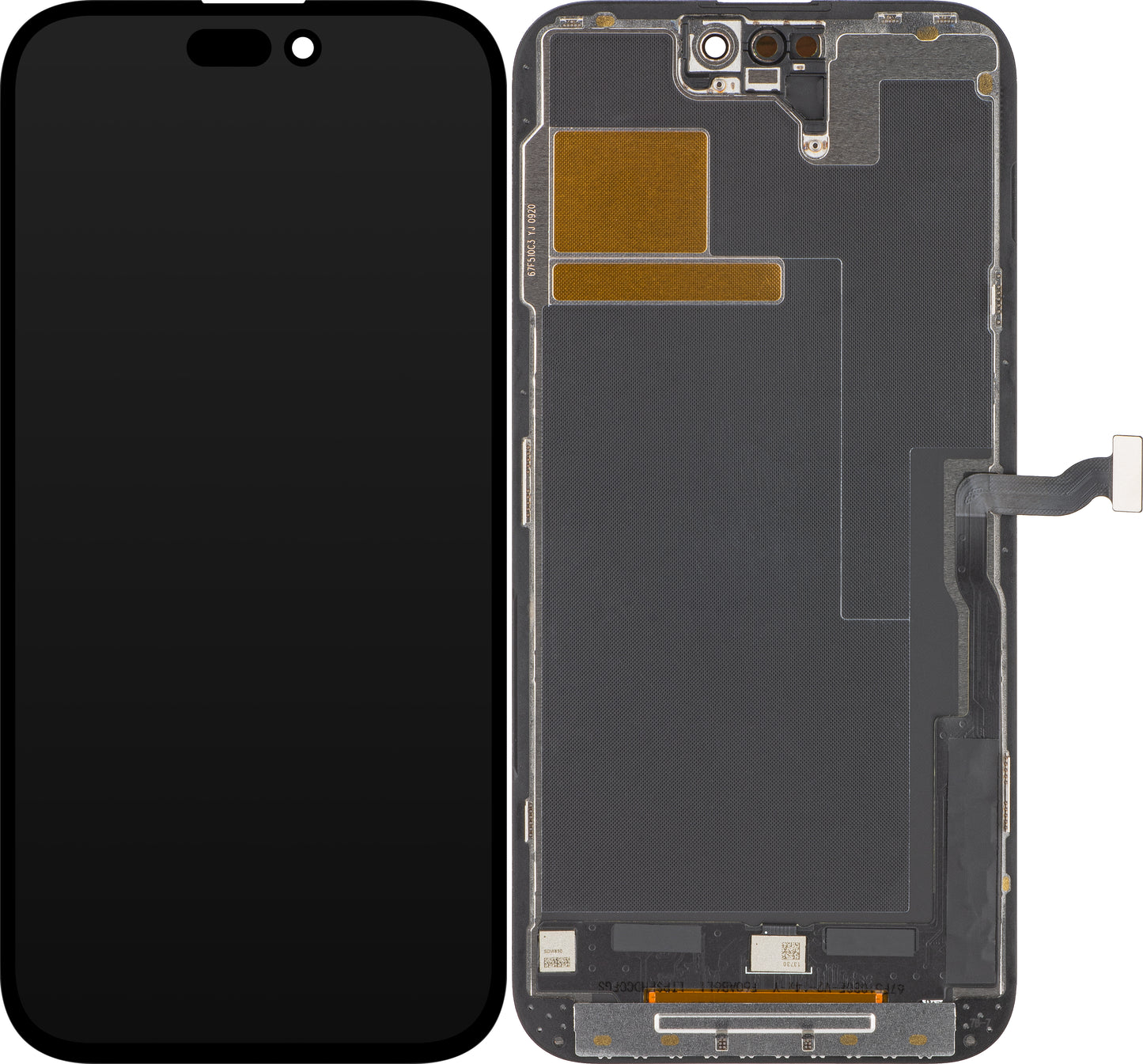 ZY zaslon na dotik za Apple iPhone 14 Pro Max, z okvirjem, različica LCD In-Cell IC premakljiv, črna
