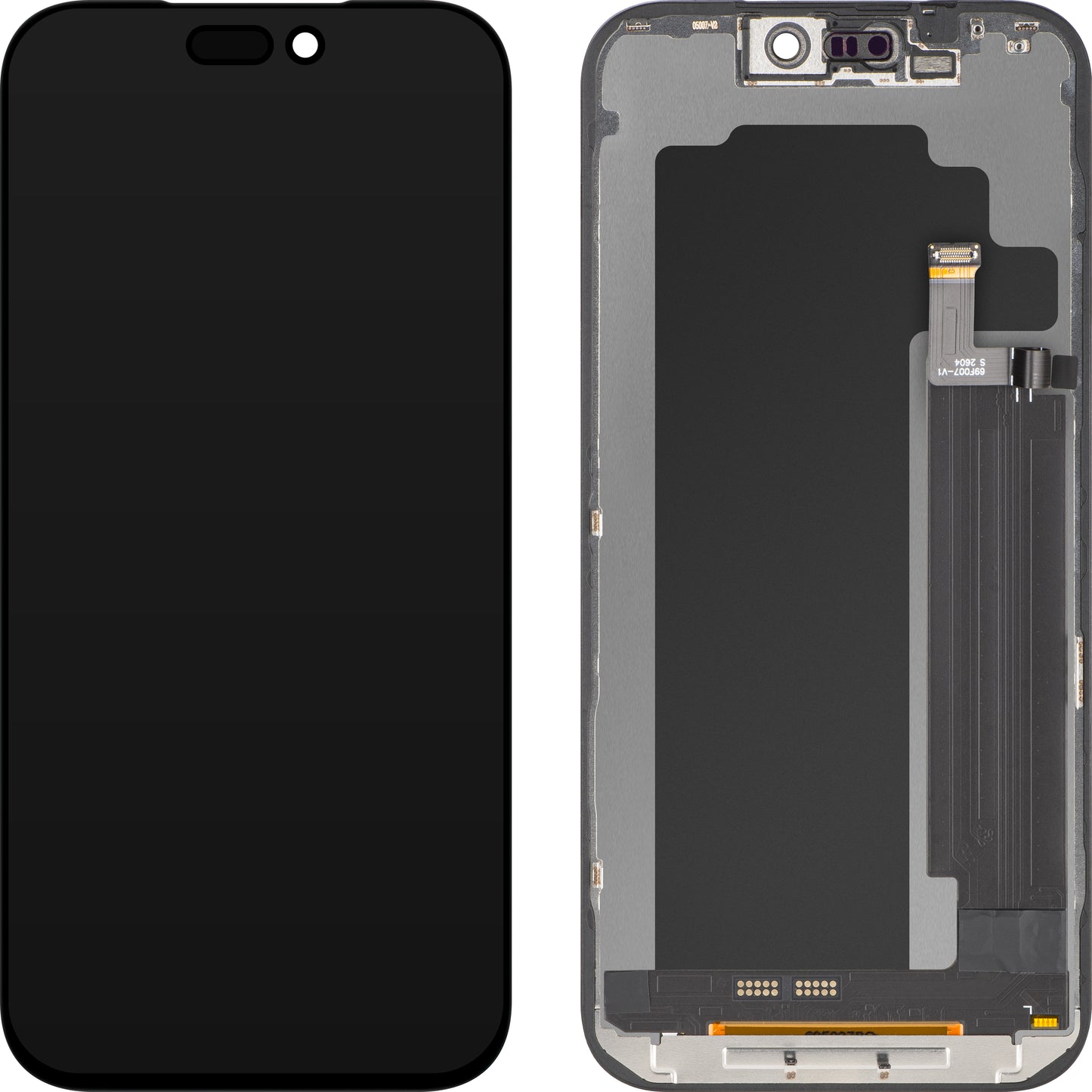 Zaslon na dotik ZY za Apple iPhone 17 Pro Max, z okvirjem, različica LCD In-Cell IC Movable, črn