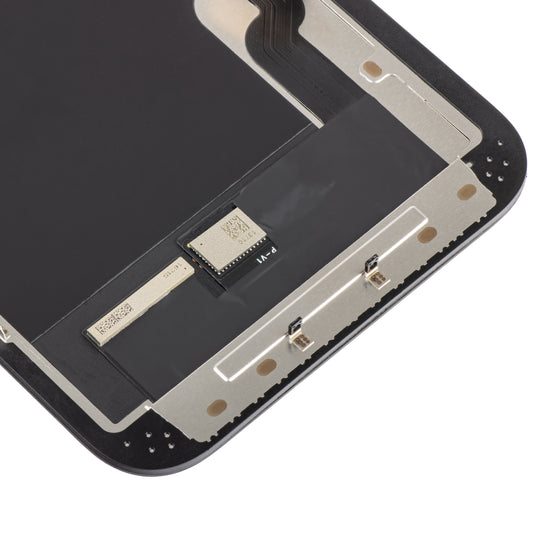 Zaslon na dotik ZY za Apple iPhone 13, z okvirjem, OLED IC Movable Version, črn