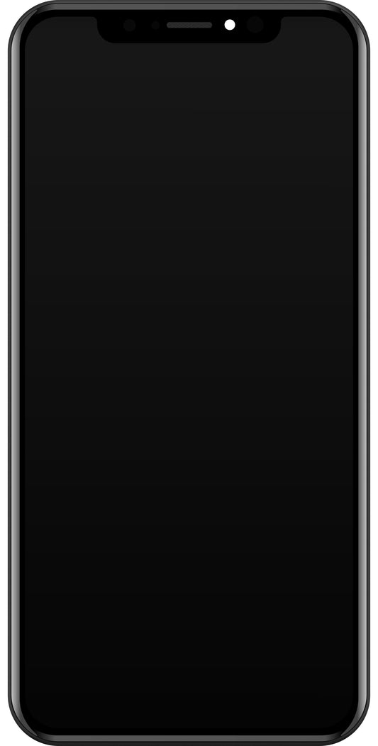 JK Zaslon na dotik za Apple iPhone 11, z okvirjem, različica z vgrajenim zaslonom LCD, črn