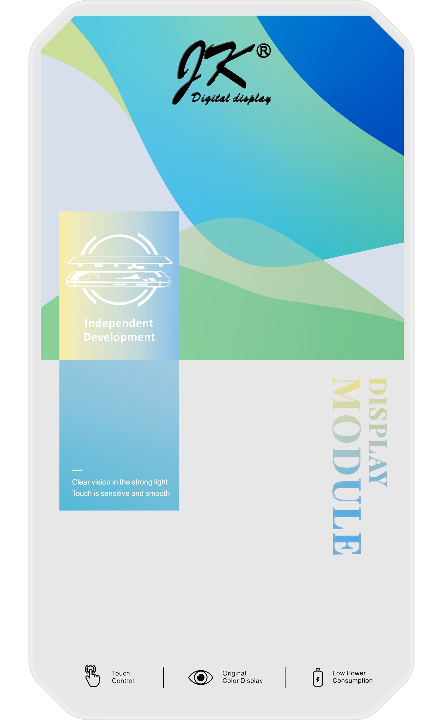 JK Zaslon na dotik za Apple iPhone 12 Pro Max, z okvirjem, izvedba LCD v celici, črn