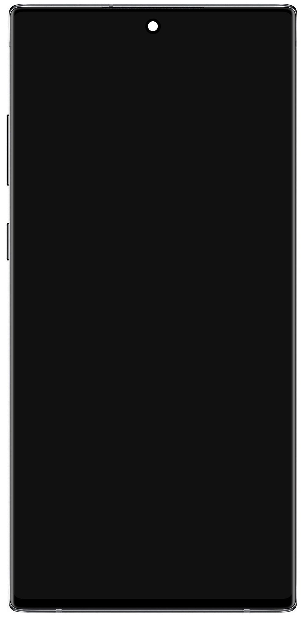 Samsung Galaxy Galaxy Note 10+ 5G N976 / Note 10+ N975 Zaslon na dotik, z okvirjem, črn (Aura Black), servisni paket GH82-20838A