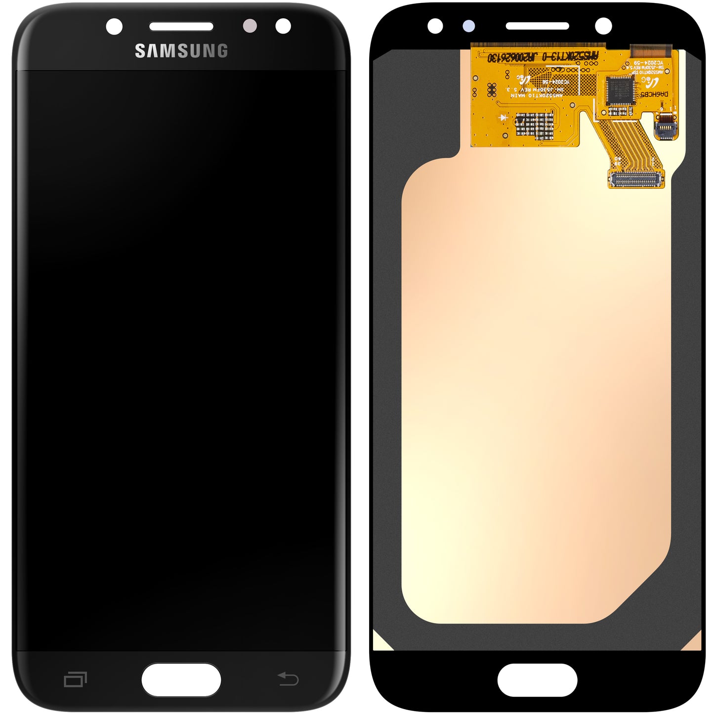 Samsung Galaxy Galaxy J5 (2017) J530 Zaslon na dotik, črn servisni paket GH97-20738A