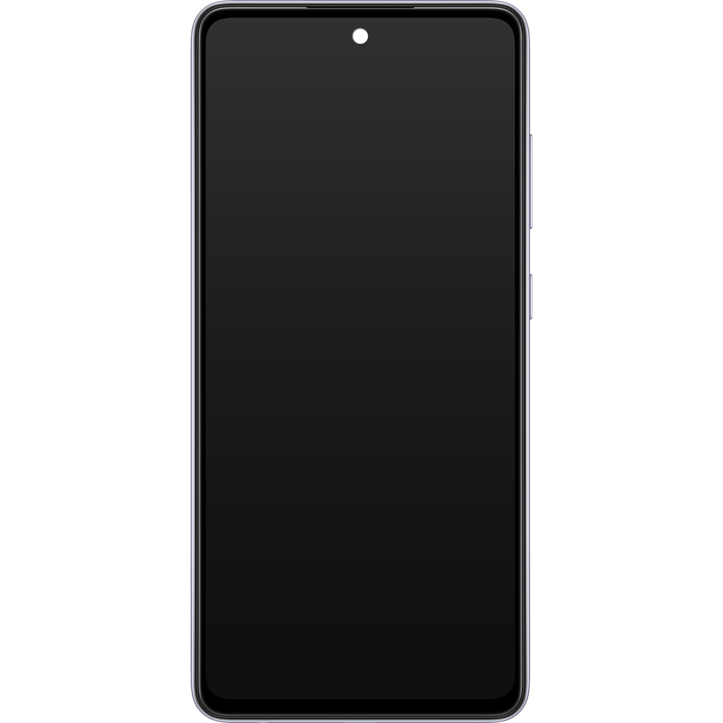 Samsung Galaxy Galaxy A52 5G A526 / A52 A525 Zaslon na dotik z okvirjem, vijolične barve, servisni paket GH82-25524C