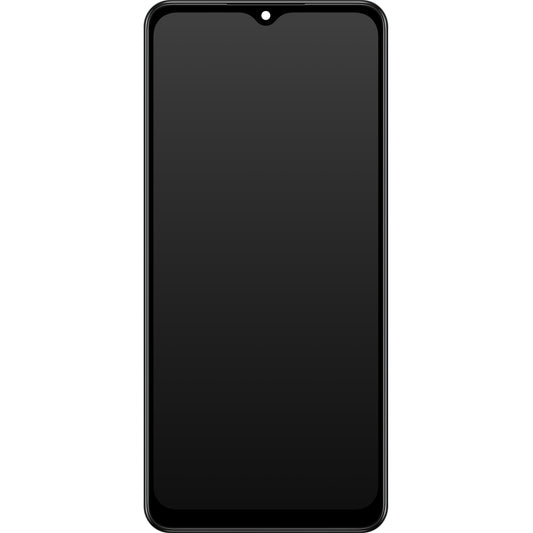 Samsung Galaxy Galaxy A02 A022 Zaslon na dotik z okvirjem, črn, servisni paket GH82-25249A