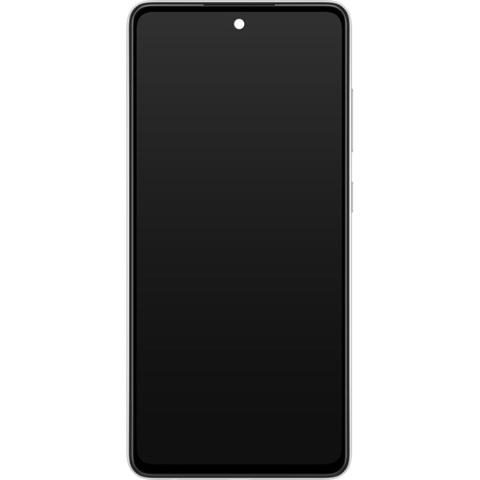 Samsung Galaxy Galaxy A52 5G A526 / A52 A525 Zaslon na dotik z okvirjem, bel, servisni paket GH82-25754D