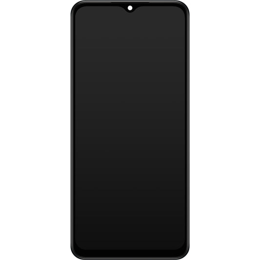 Samsung Galaxy Galaxy M13 M135 Zaslon na dotik z okvirjem, črn, servisni paket GH82-29132A