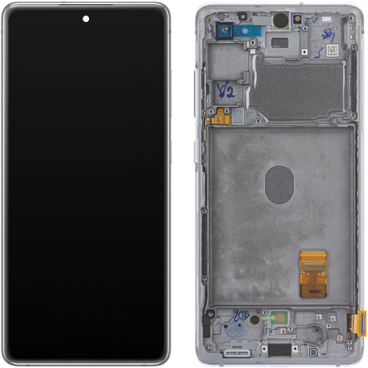 Samsung Galaxy Galaxy S20 FE G780 zaslon na dotik z okvirjem, bel, servisni paket GH82-24220B