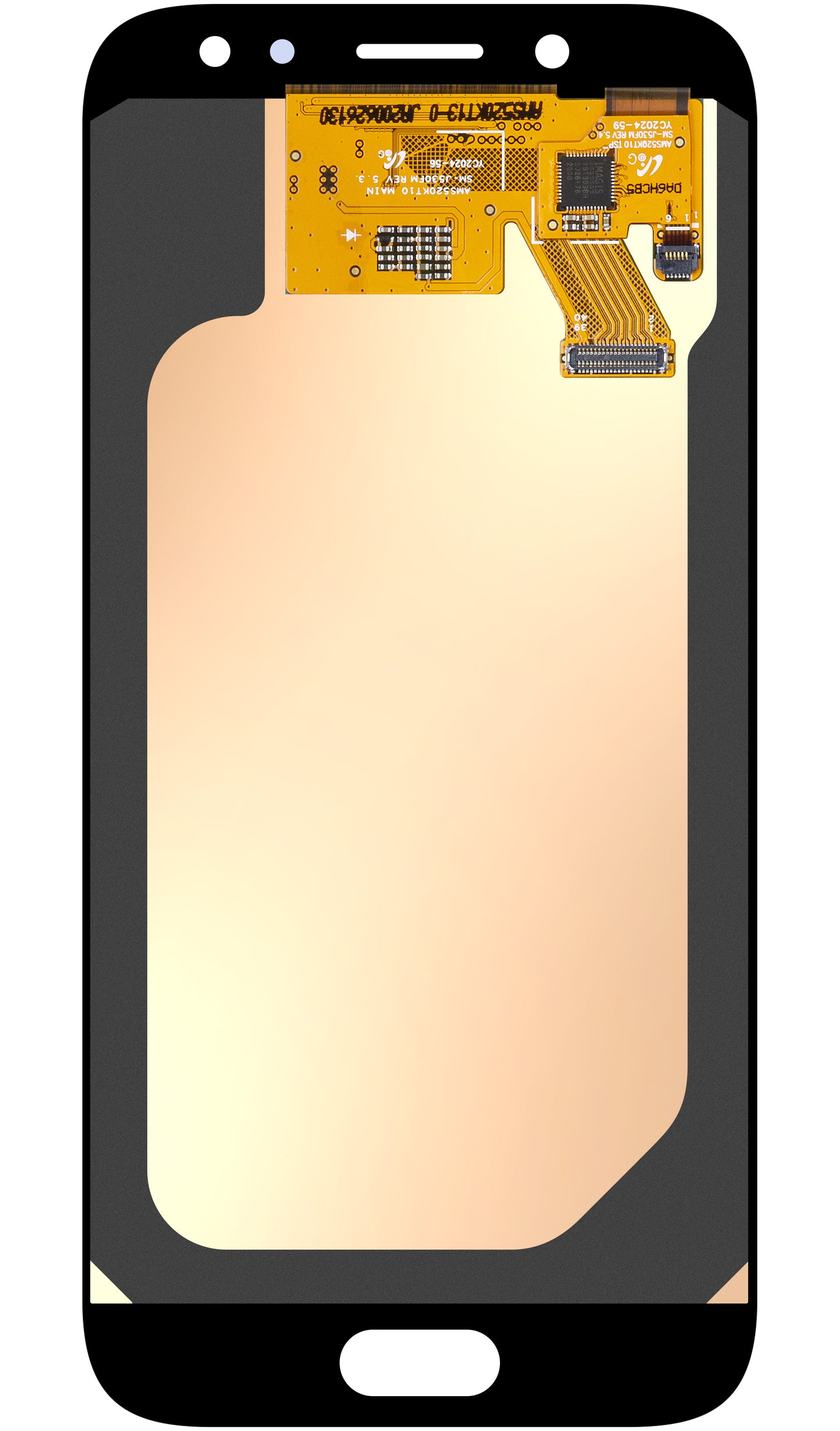 Samsung Galaxy Galaxy J5 (2017) J530 Zaslon na dotik, črn servisni paket GH97-20738A