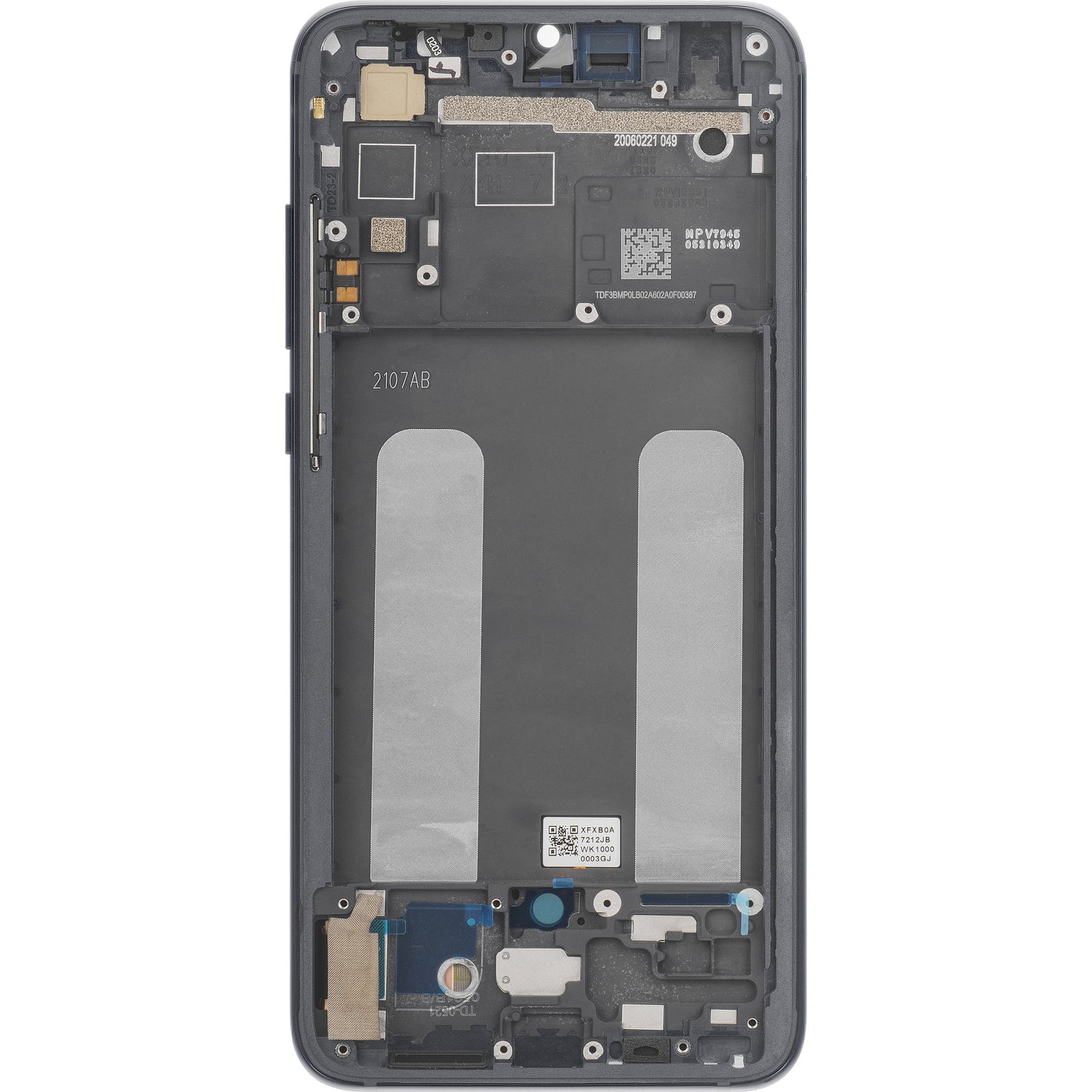Xiaomi Mi 9 Lite Display with Touchscreen, with Frame, Grey, Service Pack 560610118033