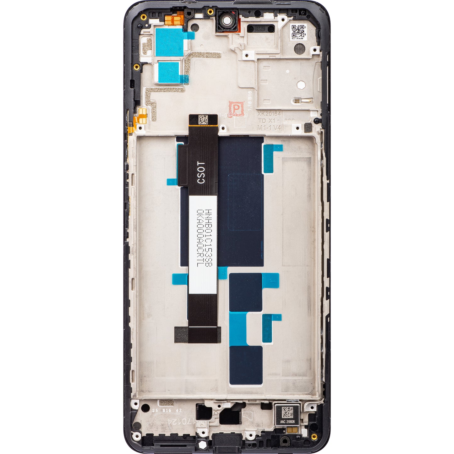 Zaslon na dotik Xiaomi Poco X3 GT, z okvirjem, črn, servisni paket 560003K10A00