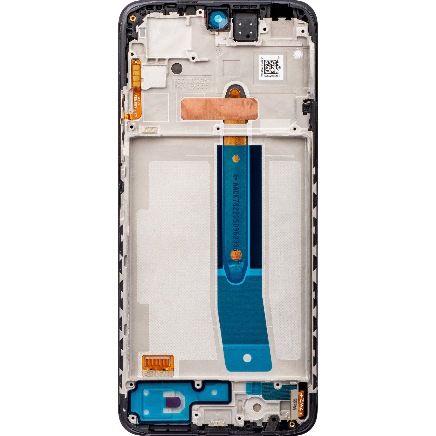 Xiaomi Redmi Note 11S zaslon na dotik, z okvirjem, grafitno siva, servisni paket 5600010K7S00