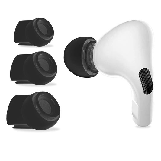 Ušesni čepki Tech-Protect za Apple AirPods Pro Series, Velikost S / M / L, Črni