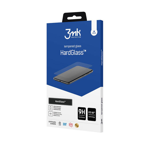 Zaščitna folija za zaslon 3MK HardGlass za Samsung Galaxy A37 5G, varnostno steklo, polno lepilo