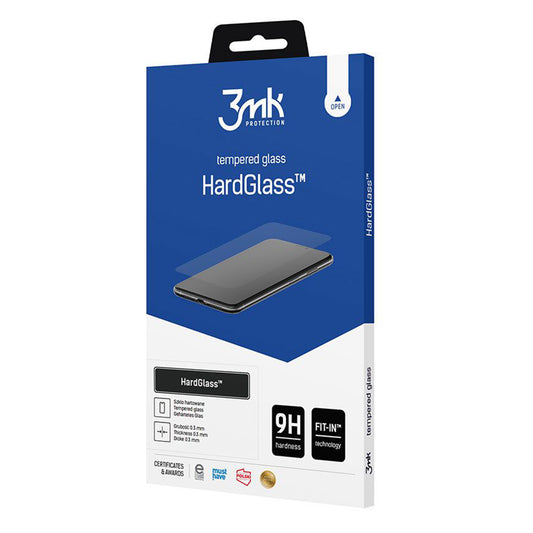 Zaščitna folija za zaslon 3MK HardGlass za Samsung Galaxy A57 5G, varnostno steklo, polno lepilo