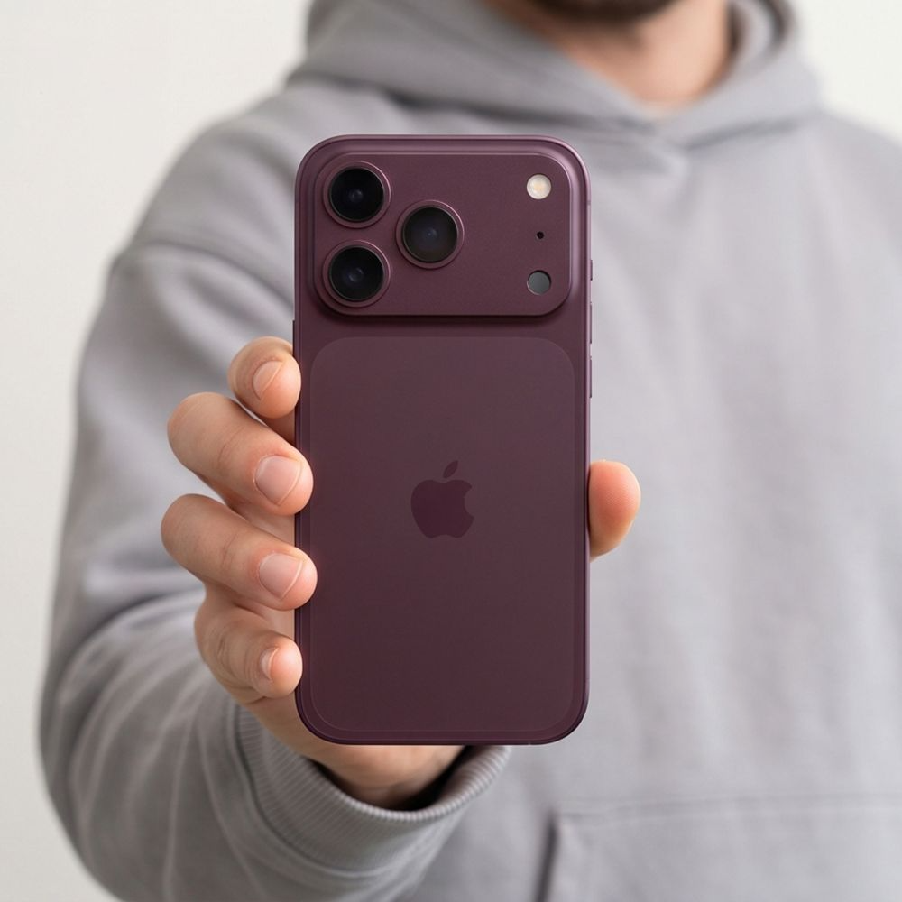 Tech-Protect CamFull Fit+ Rear Camera Protective Film for Apple iPhone 18 Pro, Tempered Glass, Burgundy