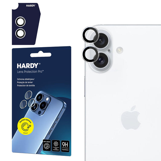 Zaščitna folija za zadnjo kamero 3MK Hardy Protection Pro za Apple iPhone 17, Kaljeno steklo, Prozorno