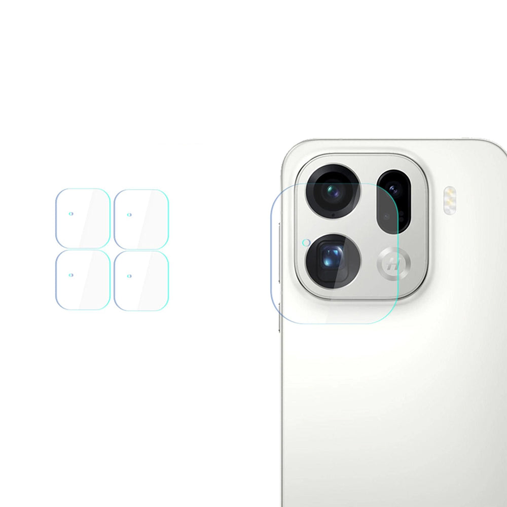 Zaščitna folija za zadnjo kamero 3MK Protection za Oppo Find X9 Pro, Kaljeno steklo, Set 4 kosi, Prozorna